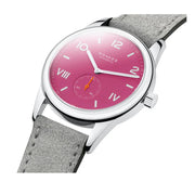 Relógio Feminino NOMOS Glashütte Club Campus 38mm Deep Pink on Leather Strap 728